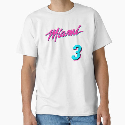 Miami Number 3 T-Shirt - Streetwear Style Men Women - T-Shirt, Sweatshirt, Hoodie