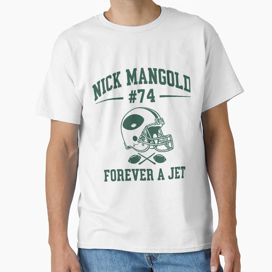 Football Number Seventy Four Green T-Shirt - Fun Novelty Design Men Women - T-Shirt, Sweatshirt, Hoodie