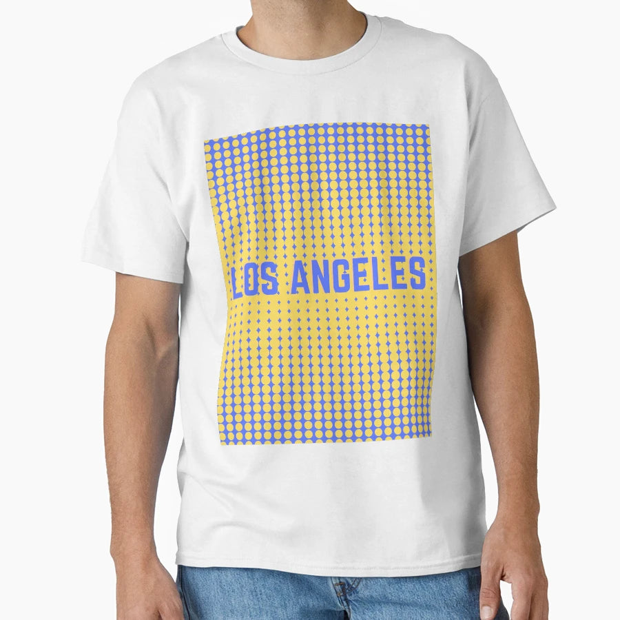 Los Angeles Dots 2 T-Shirt - Custom Art Print Men Women - T-Shirt, Sweatshirt, Hoodie
