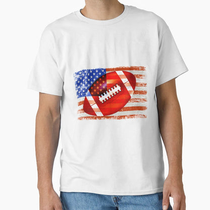 American Football Usa America Sport T-Shirt - Fun Novelty Design Unisex - T-Shirt, Sweatshirt, Hoodie