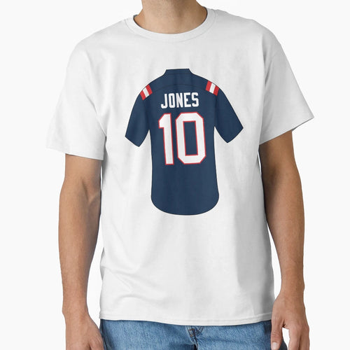 Mac Jones Jersey Number 10 T-Shirt - Minimalist Print Unisex - T-Shirt, Sweatshirt, Hoodie