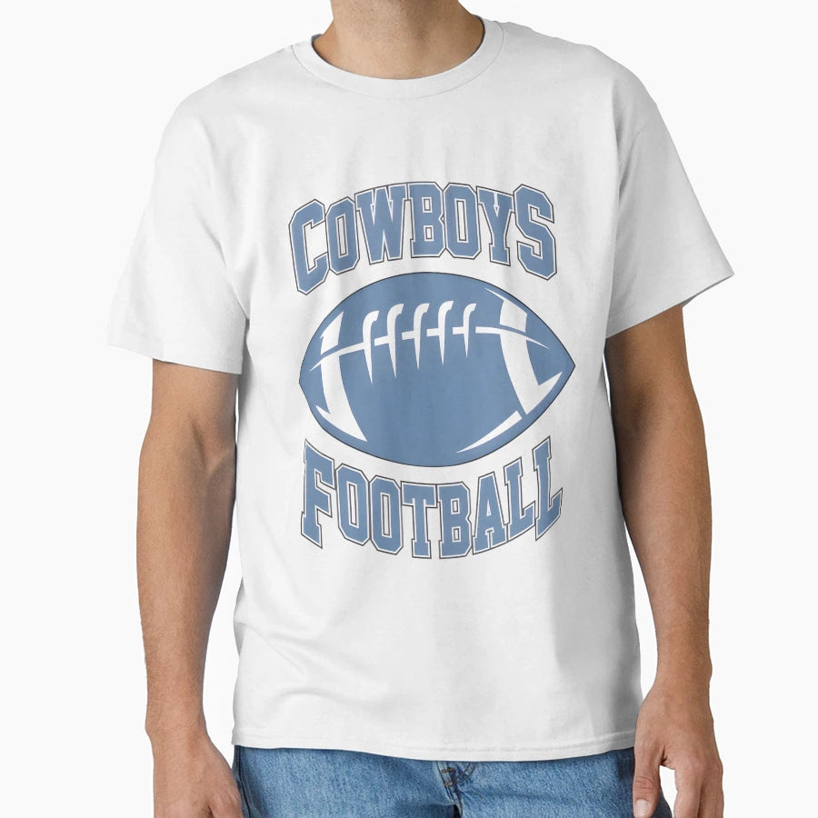 Cowboys Football Sketch T-Shirt - Unique Graphic for Adults - T-Shirt, Sweatshirt, Hoodie