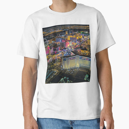 Las Vegas Strip T-Shirt - Fun Novelty Design for Adults - T-Shirt, Sweatshirt, Hoodie