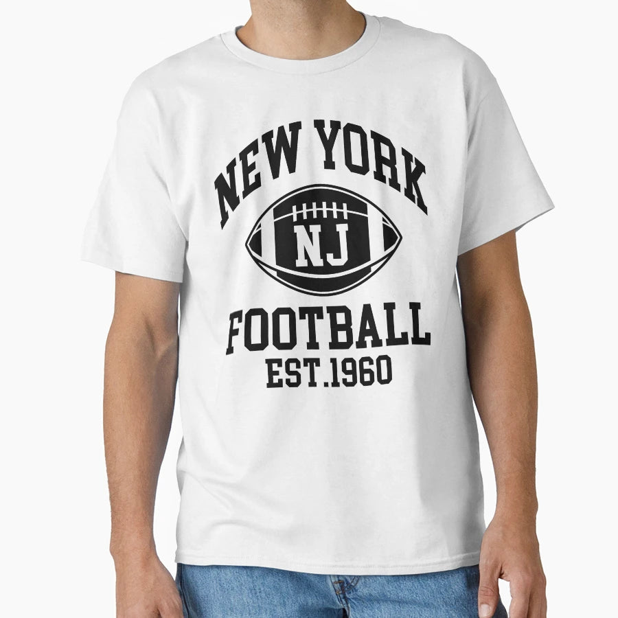 New York Football New Jersey T-Shirt - Minimalist Print for Adults - T-Shirt, Sweatshirt, Hoodie
