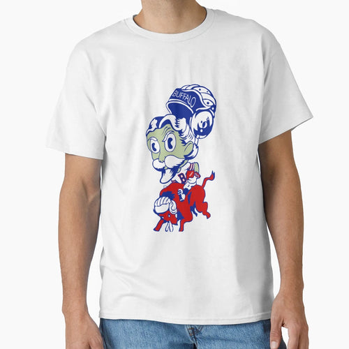 Buffalo Bill Football T-Shirt - Novelty Apparel Men Women - T-Shirt, Sweatshirt, Hoodie