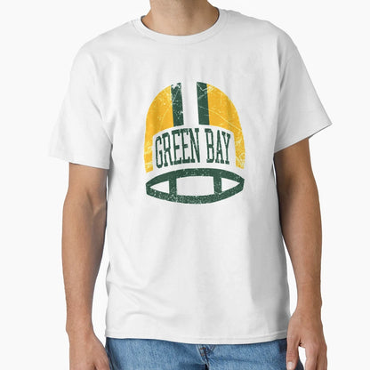 Green Bay Helmet T-Shirt - Trendy Graphic Unisex - T-Shirt, Sweatshirt, Hoodie