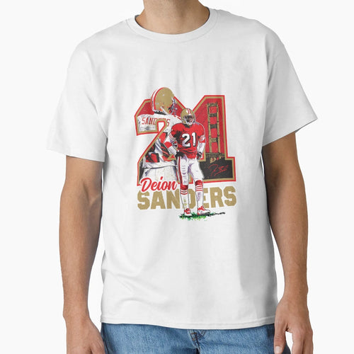 Deion Sanders Great Any Real Bay Area T-Shirt - Novelty Apparel Men Women - T-Shirt, Sweatshirt, Hoodie