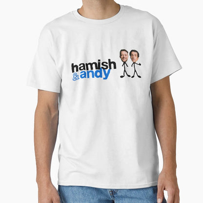 Hamish Amp Andy T-Shirt - Minimalist Print Men Women - T-Shirt, Sweatshirt, Hoodie