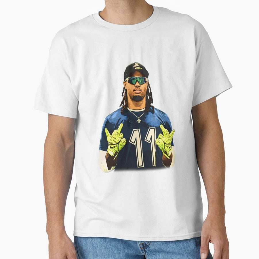 Jaxon Smith Njigba Flipping Bird T-Shirt - Novelty Apparel Men Women - T-Shirt, Sweatshirt, Hoodie