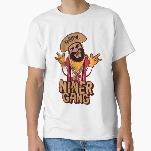 Faithful Niner Gang Bang Bang T-Shirt - Fun Novelty Design for Adults - T-Shirt, Sweatshirt, Hoodie