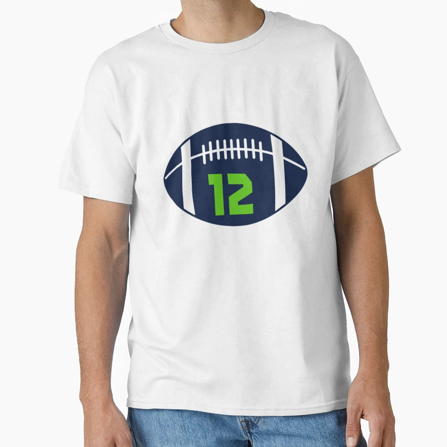 12 Seahawks Football Seattle T-Shirt - Novelty Apparel Unisex - T-Shirt, Sweatshirt, Hoodie