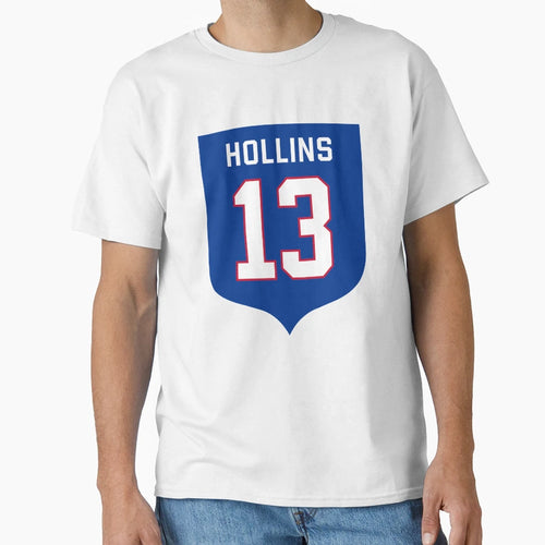 Mack Hollins 13 Emblem T-Shirt - Graphic Print for Adults - T-Shirt, Sweatshirt, Hoodie