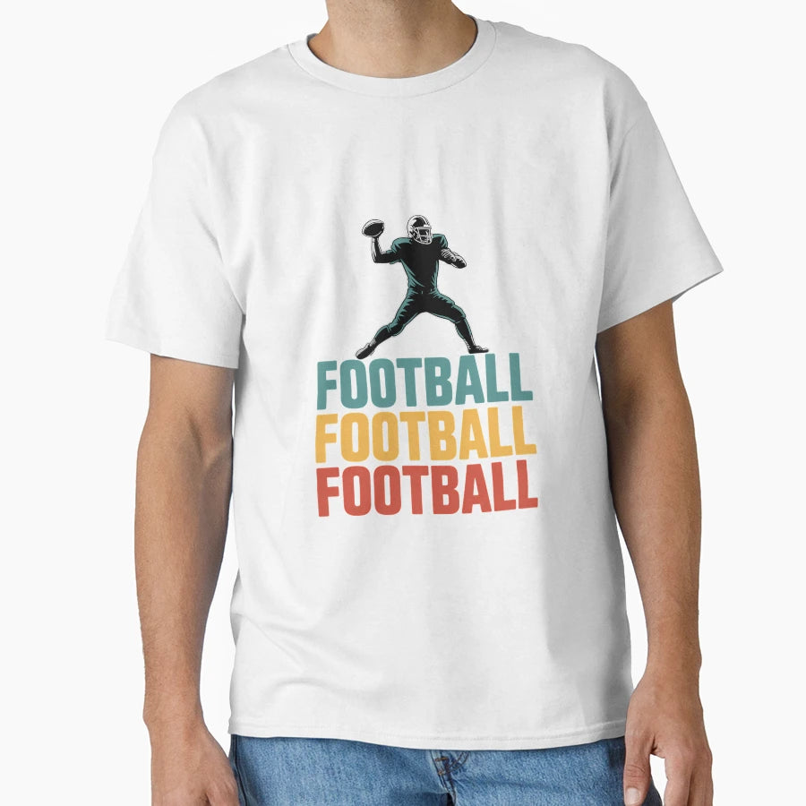American Support Football Player T-Shirt - Minimalist Print Unisex - T-Shirt, Sweatshirt, Hoodie