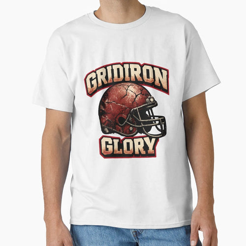 Gridiron Glory Football T-Shirt - Custom Art Print Unisex - T-Shirt, Sweatshirt, Hoodie