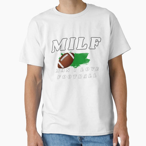 I Love Football T-Shirt - Minimalist Print Unisex - T-Shirt, Sweatshirt, Hoodie