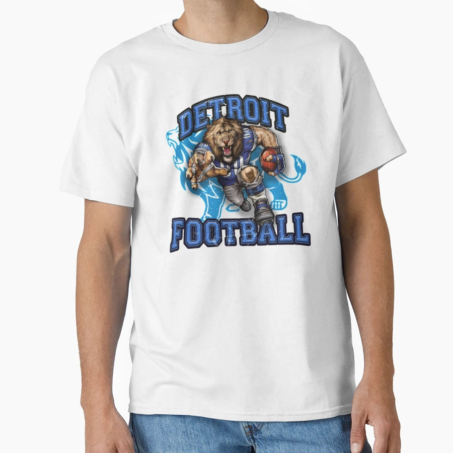 Detroit Football Detroit Lions Football T-Shirt - Trendy Graphic Men Women - T-Shirt, Sweatshirt, Hoodie