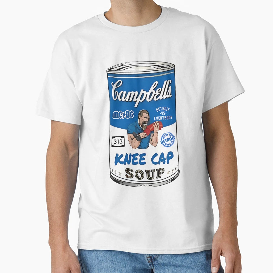 Detroit Lions Kneecap Soup T-Shirt - Minimalist Print Unisex - T-Shirt, Sweatshirt, Hoodie