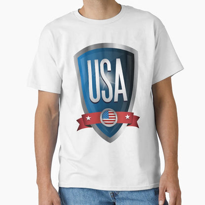United States America T-Shirt - Graphic Print Unisex - T-Shirt, Sweatshirt, Hoodie