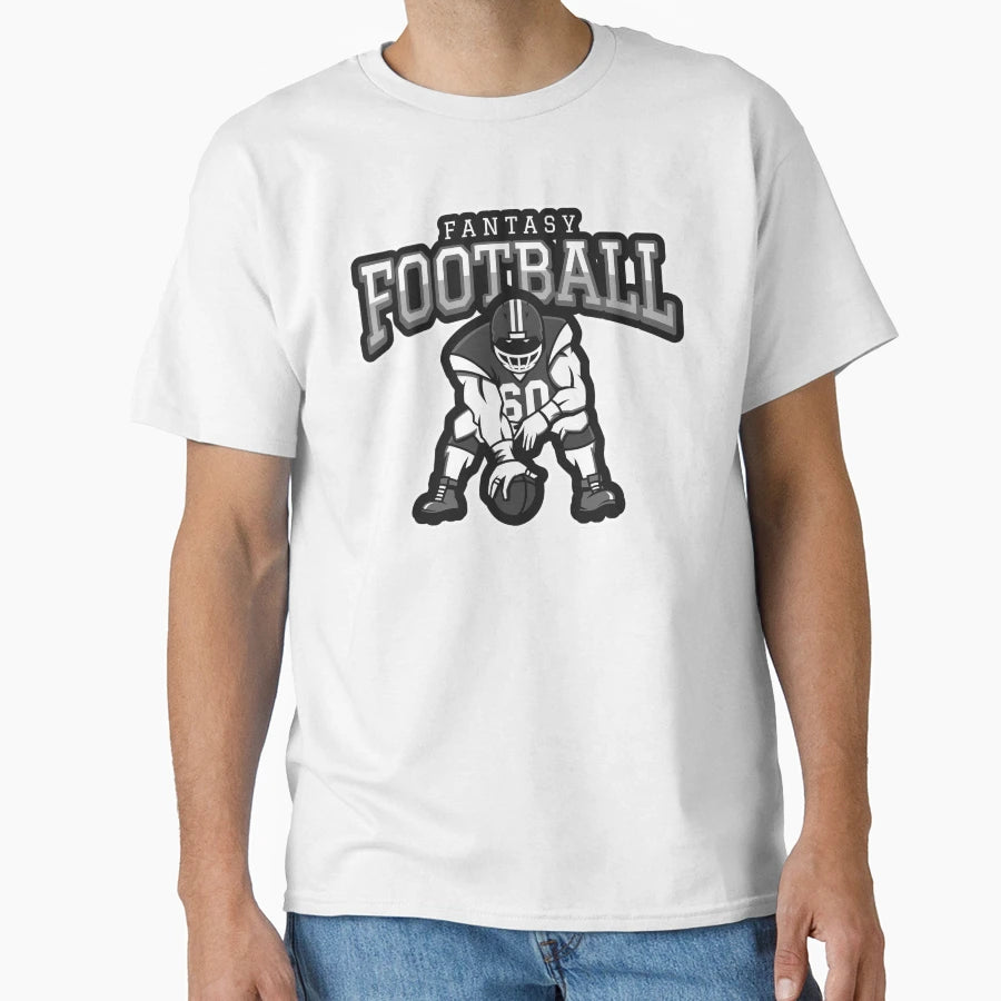 Fantasy Football Player League T-Shirt - Aesthetic Graphic for Adults - T-Shirt, Sweatshirt, Hoodie