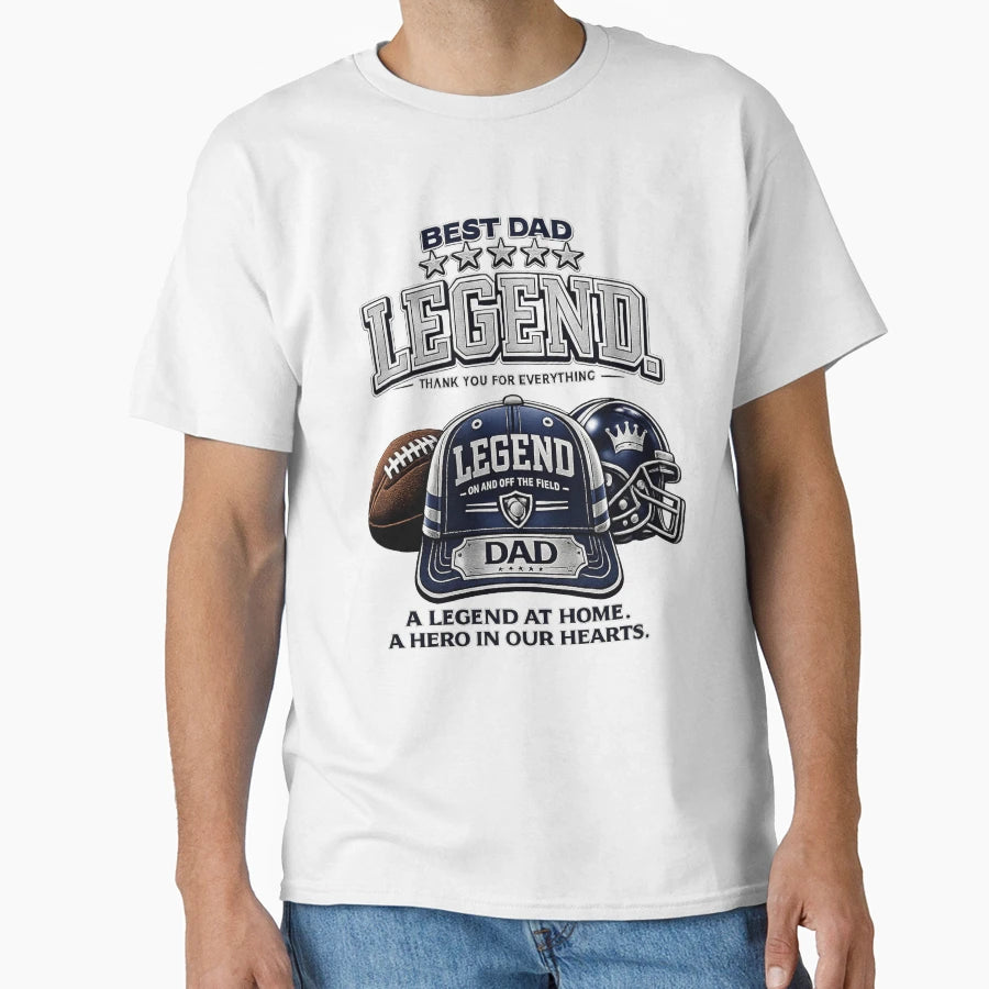 Legend Navy And Silver Baseball Cap T-Shirt - Aesthetic Graphic Men Women - T-Shirt, Sweatshirt, Hoodie