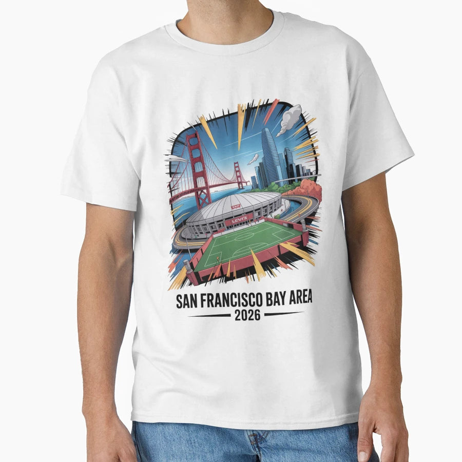 San Francisco Bay Area Golden T-Shirt - Casual Everyday Wear for Adults - T-Shirt, Sweatshirt, Hoodie