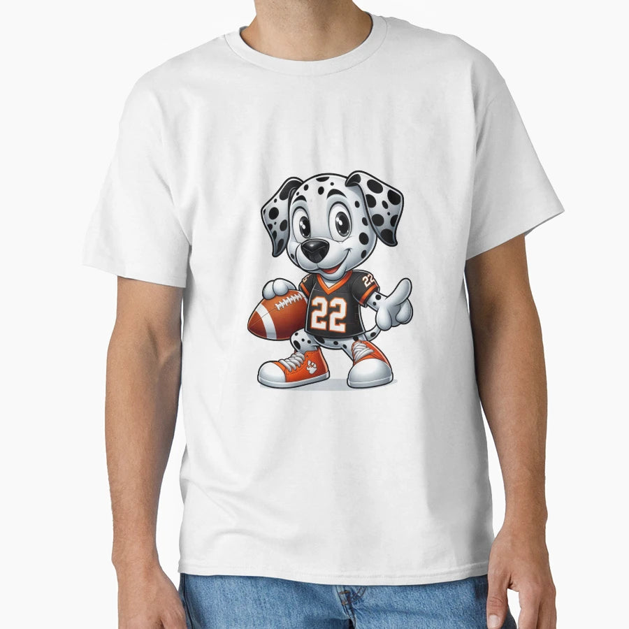 Dalmatian Player 22 T-Shirt - Minimalist Print for Adults - T-Shirt, Sweatshirt, Hoodie