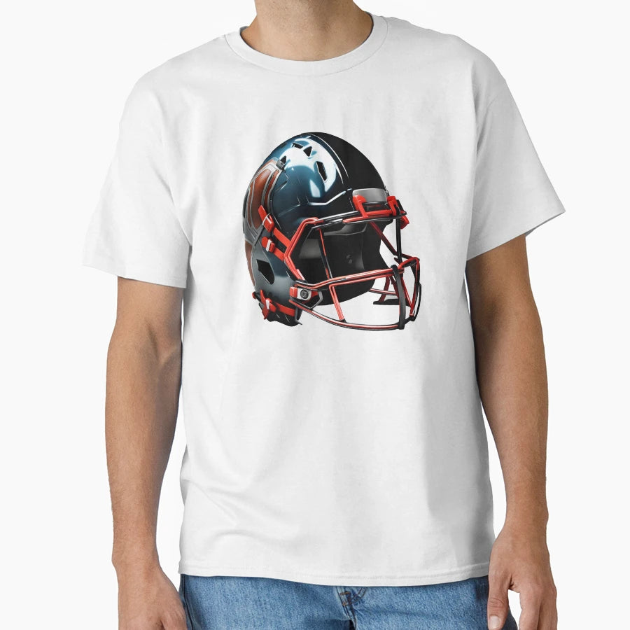 Football Helmet T-Shirt - Unique Graphic Unisex - T-Shirt, Sweatshirt, Hoodie