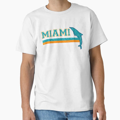 Miami Sports Football Athletic Novelty T-Shirt - Minimalist Print Unisex - T-Shirt, Sweatshirt, Hoodie