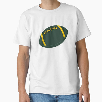 Green Football Season T-Shirt - Casual Everyday Wear Men Women - T-Shirt, Sweatshirt, Hoodie