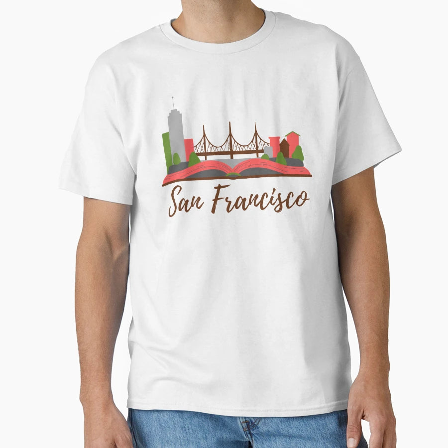 San Francisco T-Shirt - Unique Graphic Men Women - T-Shirt, Sweatshirt, Hoodie