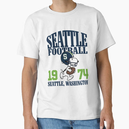 Seattle Seahawks Football Snoopy T-Shirt - Streetwear Style Men Women - T-Shirt, Sweatshirt, Hoodie