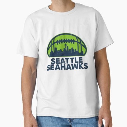 Seattle Super Seahawks Sonics Faded T-Shirt - Aesthetic Graphic for Adults - T-Shirt, Sweatshirt, Hoodie