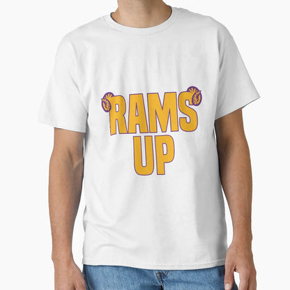 Rams Up West Chester University T-Shirt - Custom Art Print Unisex - T-Shirt, Sweatshirt, Hoodie