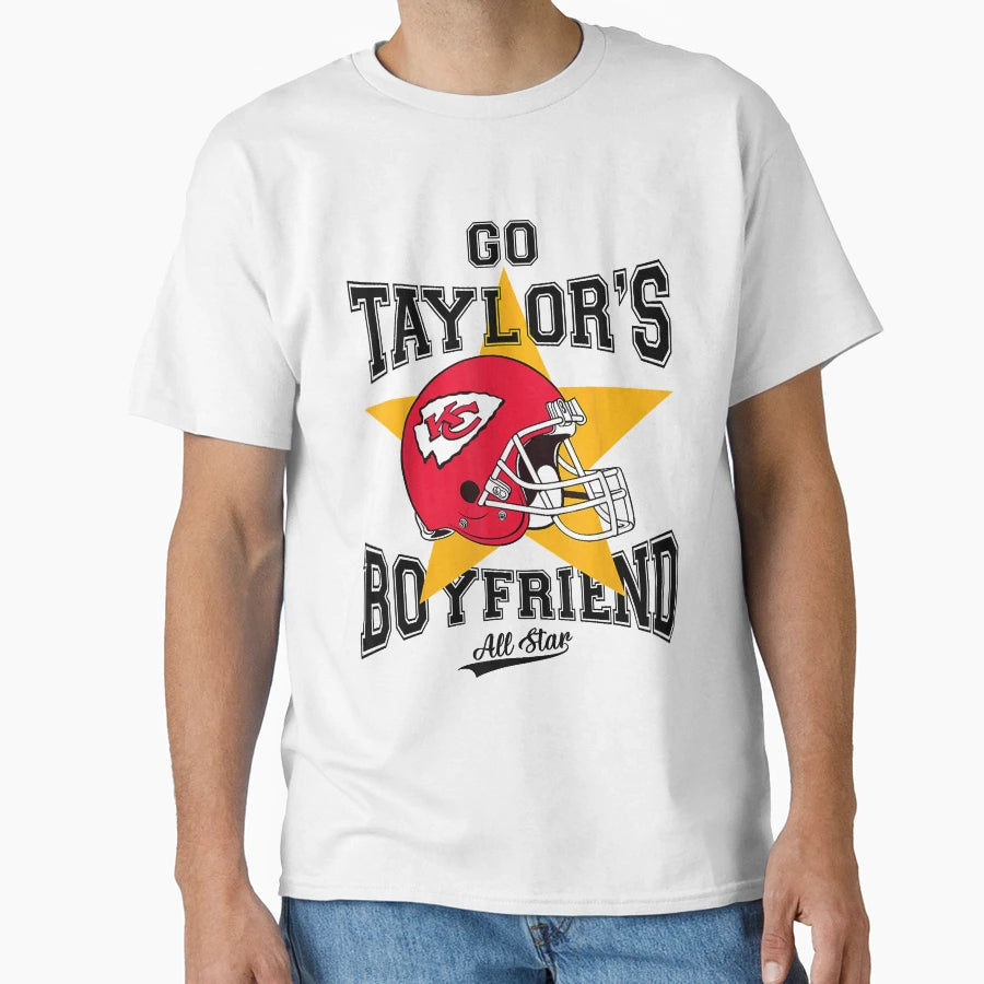 Go Taylors Boyfriend TK Game Day Sweatshirt - Custom Art Print Unisex - T-Shirt, Sweatshirt, Hoodie