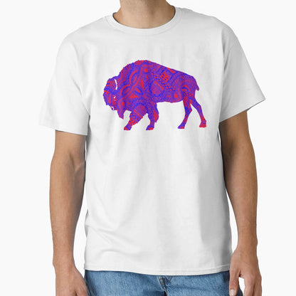 Zentangles Buffalo T-Shirt - Fun Novelty Design Unisex - T-Shirt, Sweatshirt, Hoodie