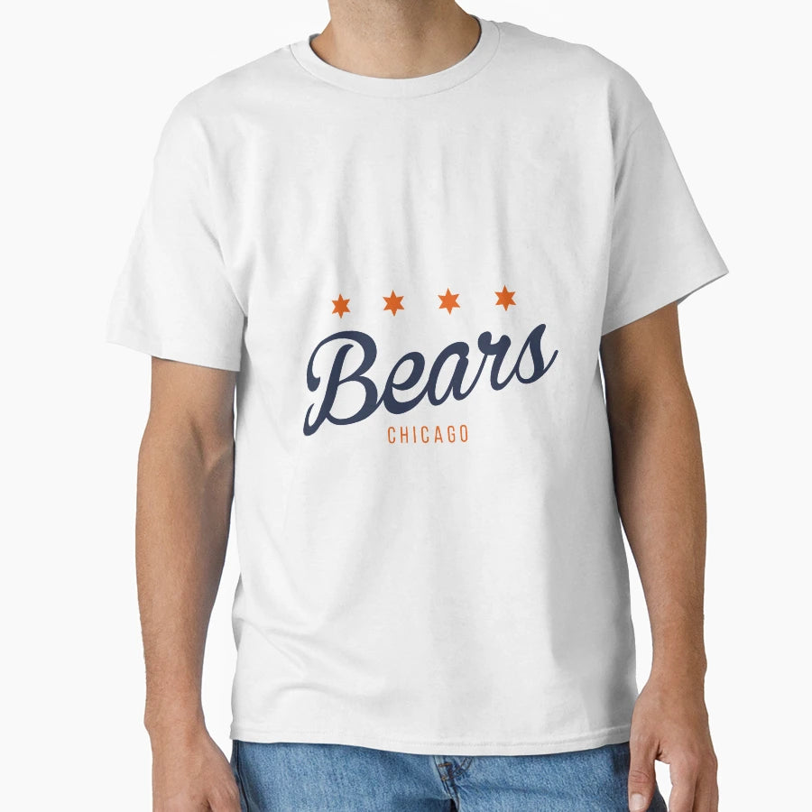Bears Script Logo T-Shirt - Unique Graphic Unisex - T-Shirt, Sweatshirt, Hoodie