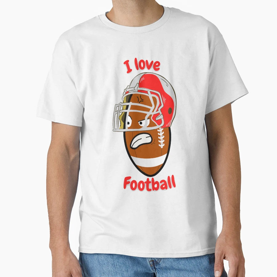 Football T-Shirt - Trendy Graphic for Adults - T-Shirt, Sweatshirt, Hoodie