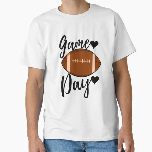 Game Day Football T-Shirt - Custom Art Print Unisex - T-Shirt, Sweatshirt, Hoodie