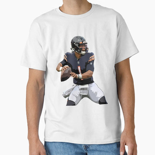 Justin Fields T-Shirt - Trendy Graphic Men Women - T-Shirt, Sweatshirt, Hoodie