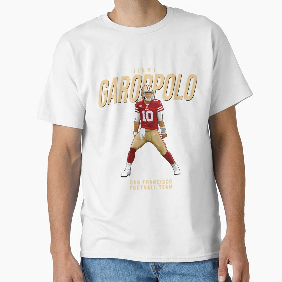Jimmy Garoppolo 10 San Francisco T-Shirt - Unique Graphic Men Women - T-Shirt, Sweatshirt, Hoodie