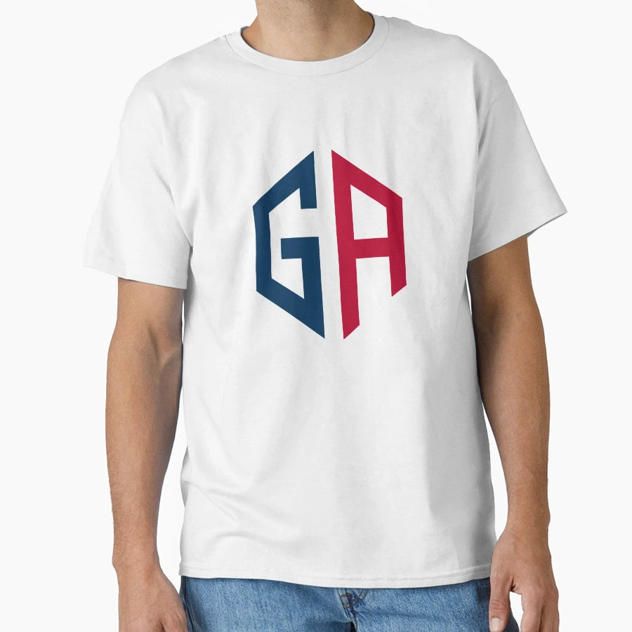 Georgia State Abbreviation T-Shirt - Casual Everyday Wear Men Women - T-Shirt, Sweatshirt, Hoodie