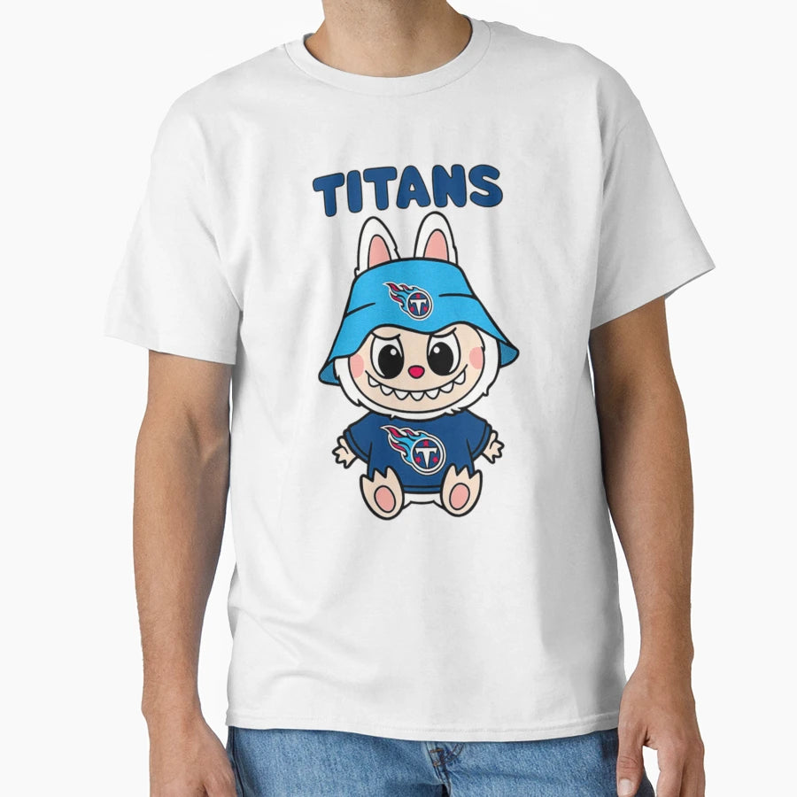 Tennessee Titans Mascot Cartoon Football T-Shirt - Novelty Apparel Unisex - T-Shirt, Sweatshirt, Hoodie