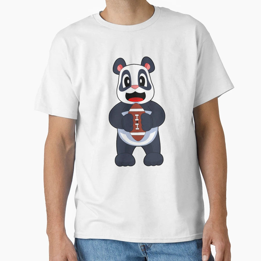 Panda American Football Sports T-Shirt - Streetwear Style Unisex - T-Shirt, Sweatshirt, Hoodie