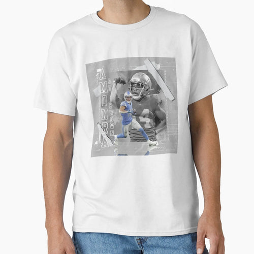 Amon Sport Ra Sport St Brown Football T-Shirt - Minimalist Print Men Women - T-Shirt, Sweatshirt, Hoodie