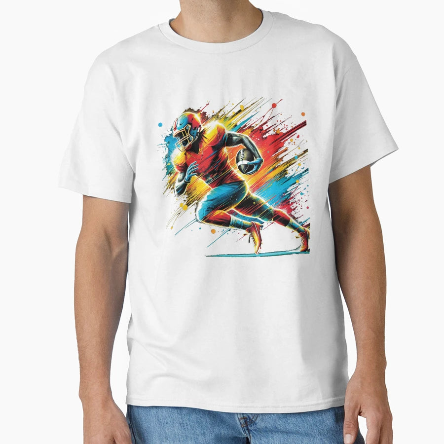 American Football Game Day Vibes T-Shirt - Trendy Graphic Men Women - T-Shirt, Sweatshirt, Hoodie