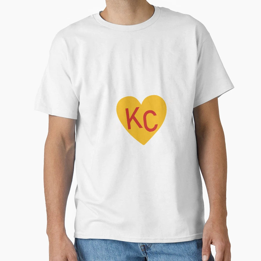 Kc Heart T-Shirt - Custom Art Print Men Women - T-Shirt, Sweatshirt, Hoodie
