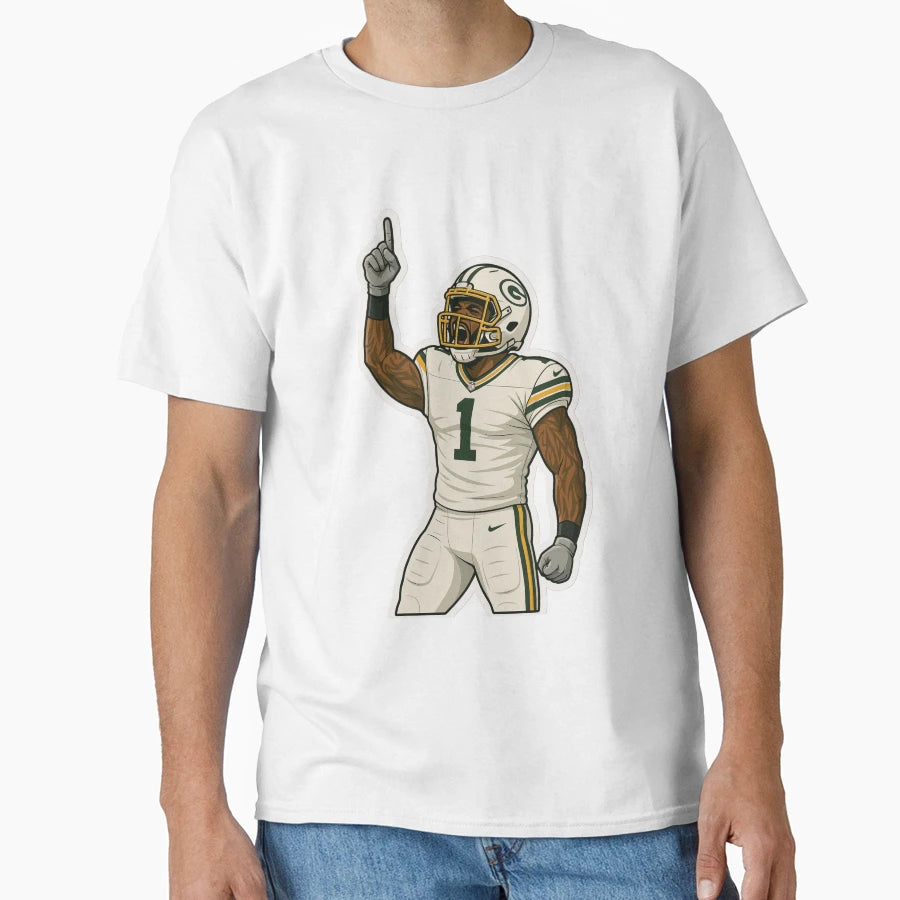 Green Gold Beast Mode Parsons Fan Art T-Shirt - Graphic Print Unisex - T-Shirt, Sweatshirt, Hoodie