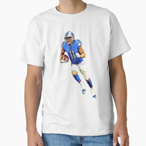 Detroit Lions T-Shirt - Custom Art Print Men Women - T-Shirt, Sweatshirt, Hoodie