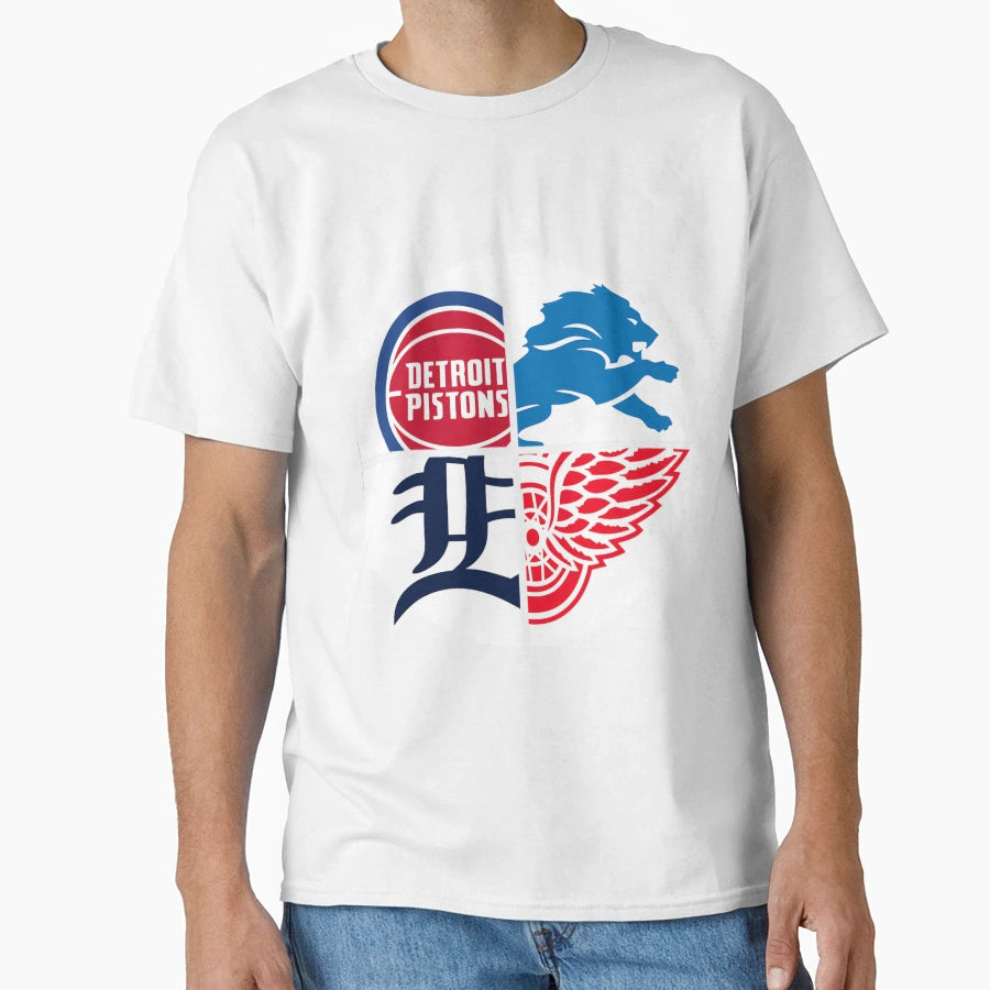 Detroit Sports T-Shirt - Streetwear Style Unisex - T-Shirt, Sweatshirt, Hoodie