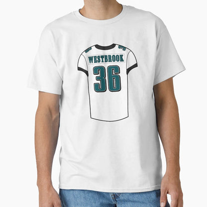 Brian Westbrook Away Jersey T-Shirt - Minimalist Print Unisex - T-Shirt, Sweatshirt, Hoodie